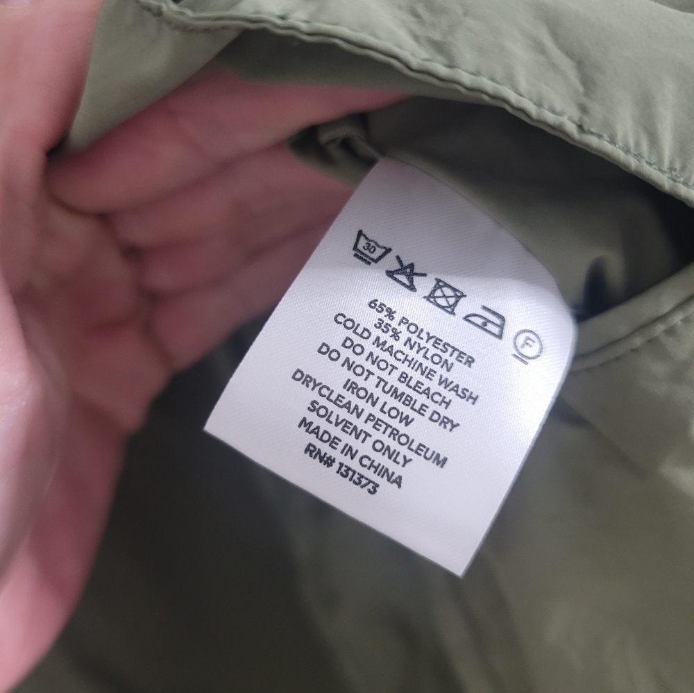 Saturdays New York mens Malmo sage green trench coat nwt - Picture 7 of 9
